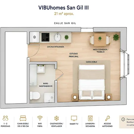 Appartement Vibuhomes Estudio Ii Con Encanto En Casco Antiguo Burgo